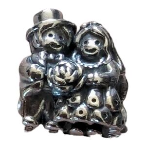 Authentic Pandora • Mr. & Mrs. Bride and Groom Moments Sterling Silver Charm